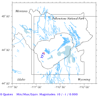 Yellowstone Quake Map