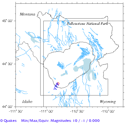 Yellowstone Quake Map