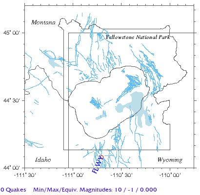 Yellowstone Quake Map